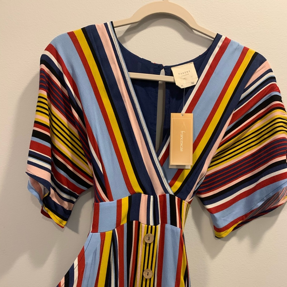 NWT Multi-color Stripe Maxi Dress